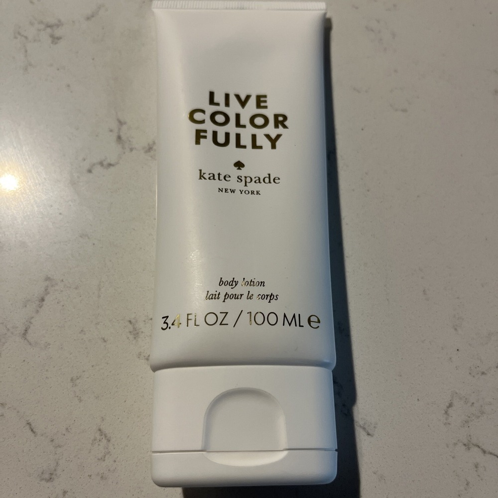 Kate Spade Live Colorfully Body lotion 3.4 oz 100 ml NEW